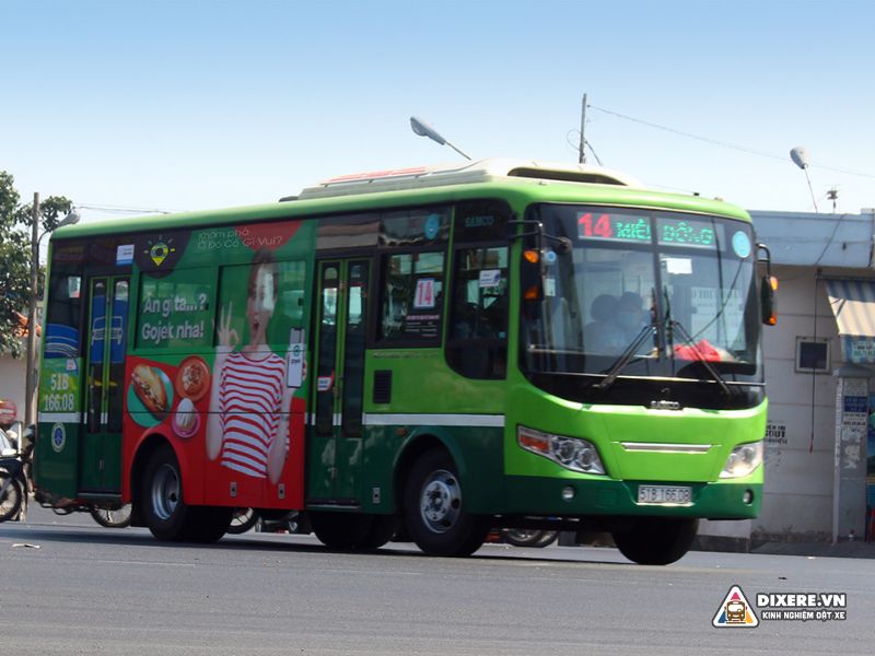 Tuyến xe Bus 14: Bến xe Miền Đông - 3/2 - Bến xe Miền Tây