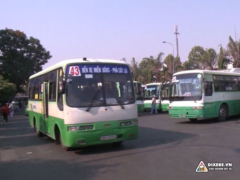 Tuyến xe Bus 43: Bến xe Miền Đông - Phà Cát Lái