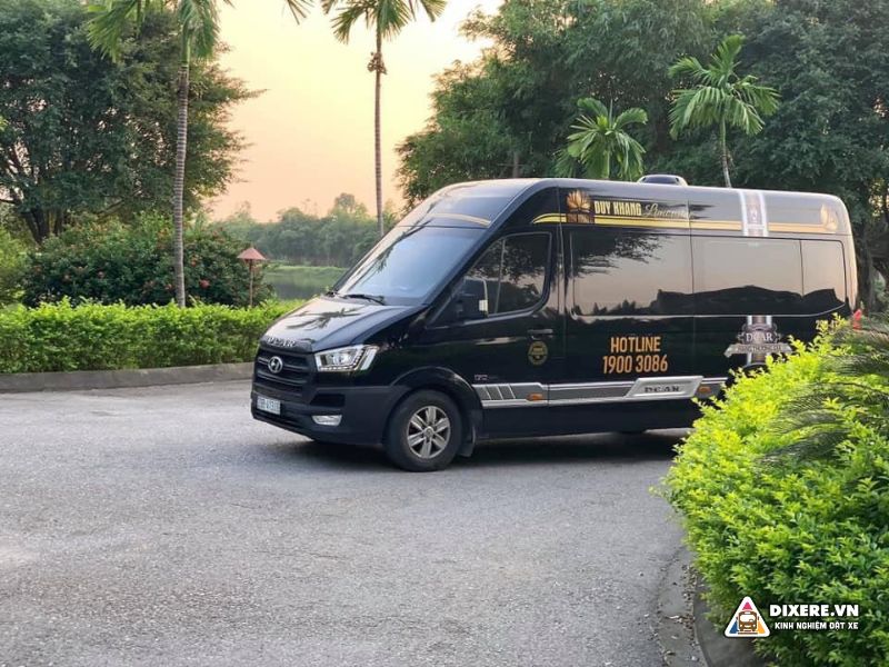 Nhà xe Duy Khang Limousine hoạt động tại Bến xe Tam Điệp