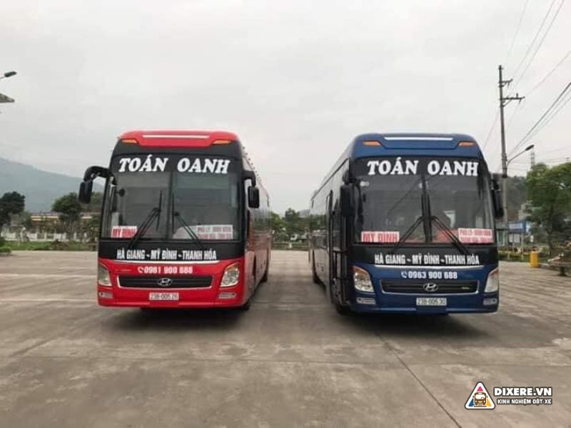 Nhà xe Toán Oanh - Hoạt động tại Bến xe Tam Điệp - Ninh Bình